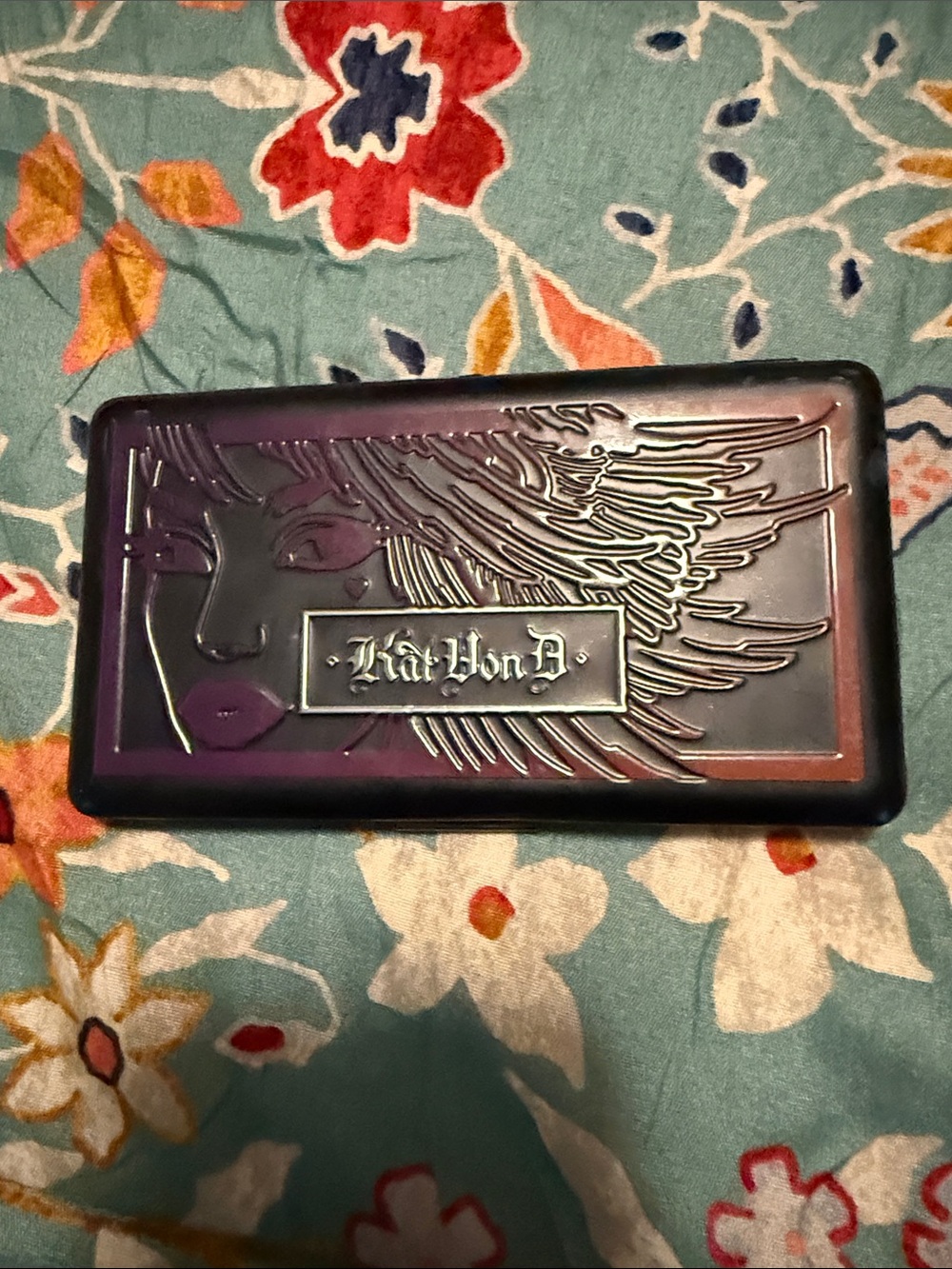 Kat Von D Iridescent Purple Metallic Makeup Palette Case
